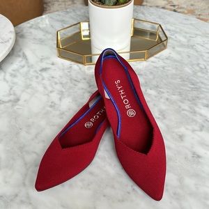 EUC Retired Rothy’s Chili Points sz 10.5